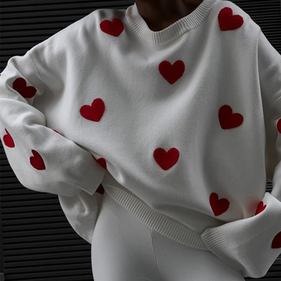 Heart Crewneck Sweater