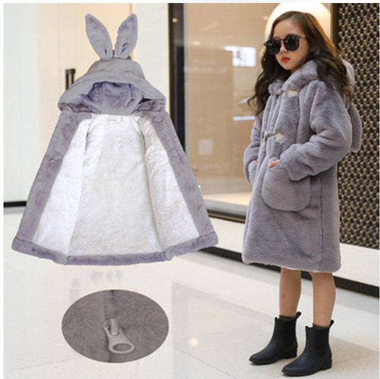 Kids' Faux Fur Coat