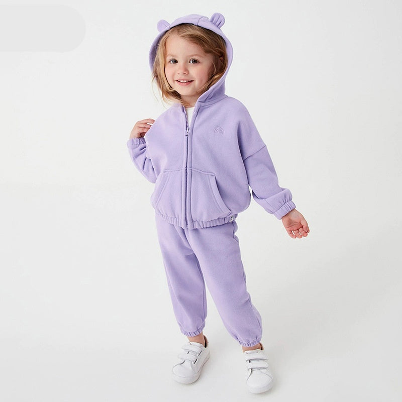 Girls' Fleece Hoodie Set
