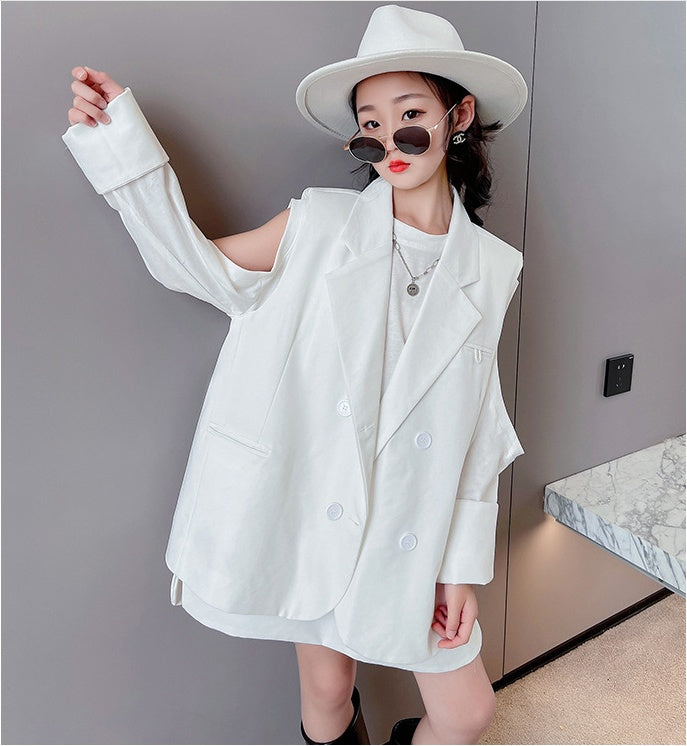 Kids' Double-Breasted Coat