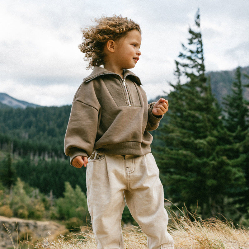 Kids' Nordic Cotton Sweater
