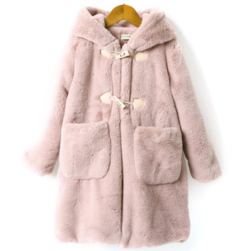 Kids' Faux Fur Coat