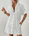 Seaside Vacation Style Bikini Blouse For Women