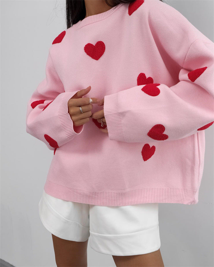 Heart Crewneck Sweater