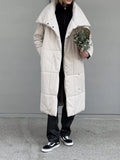 Lace-Up Padded Coat