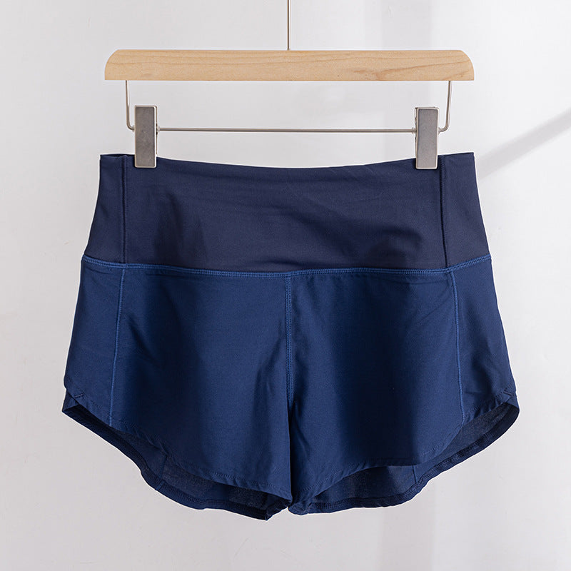 Women's Sports High-Waist Running & Cycling Shorts