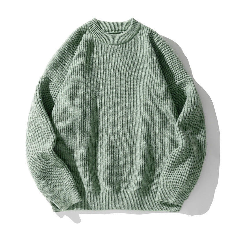 Men's Chunky Knit Crewneck Sweater