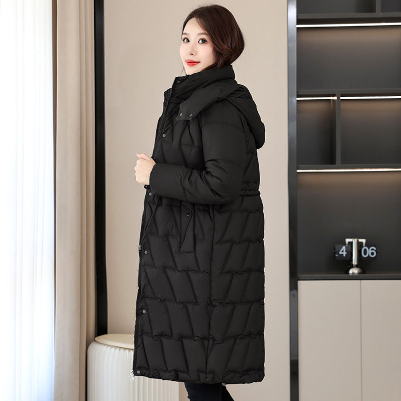 Plus Size Slim Fit Padded Coat
