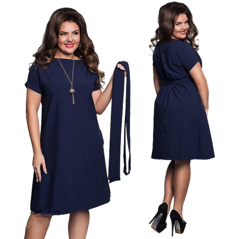 Plus Size Flowy Midi Dress