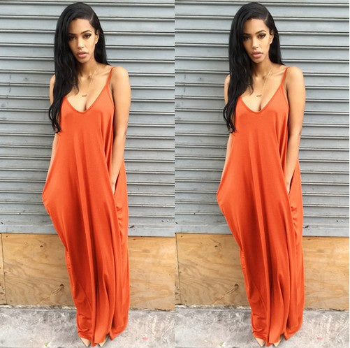 Plus Size Casual Maxi Dress