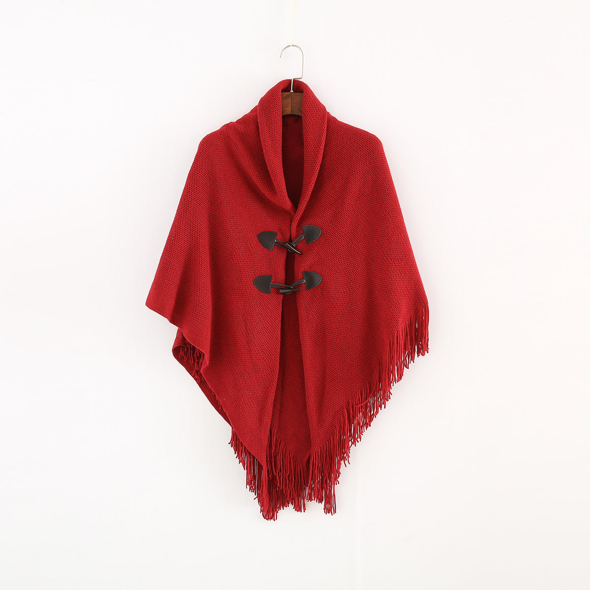 Hooded Poncho Cardigan