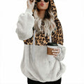 Leopard Print Hooded Sweater