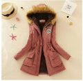 Plus Size Fur Hood Parka