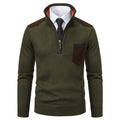 Men's Half-Zip Polo Sweater