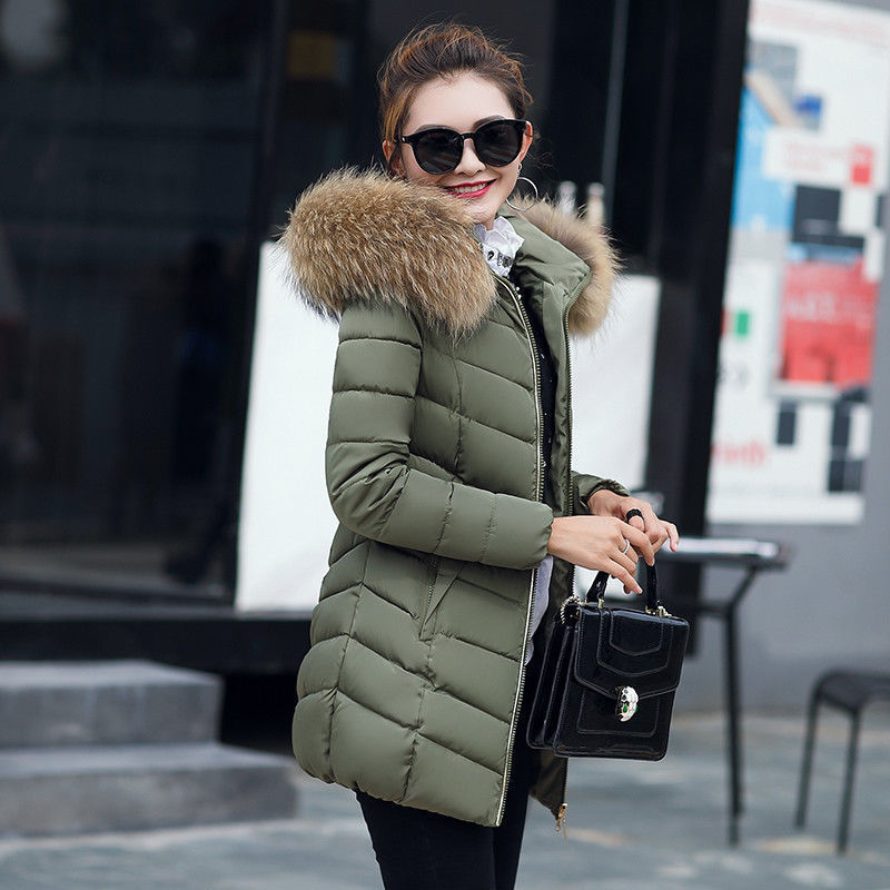 Long Hooded Padded Parka