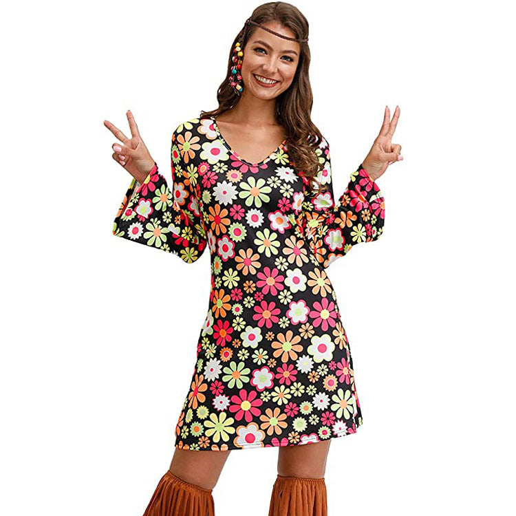 Boho Print Maxi Dress