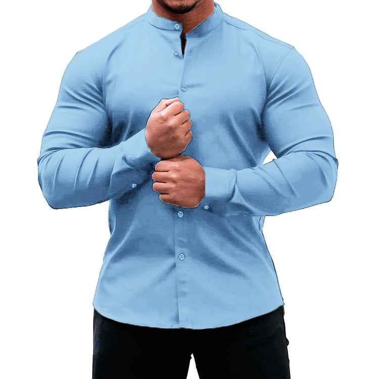 Men's Slim Button-Down Shirt