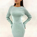 Sweater Jacket & Skirt Set