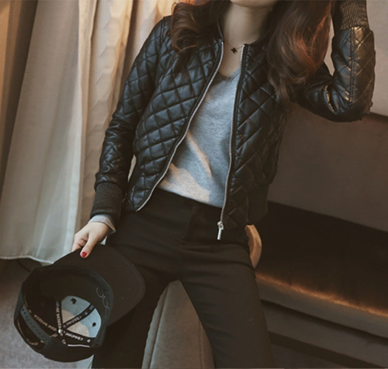 Plus Size Slim Short Jacket