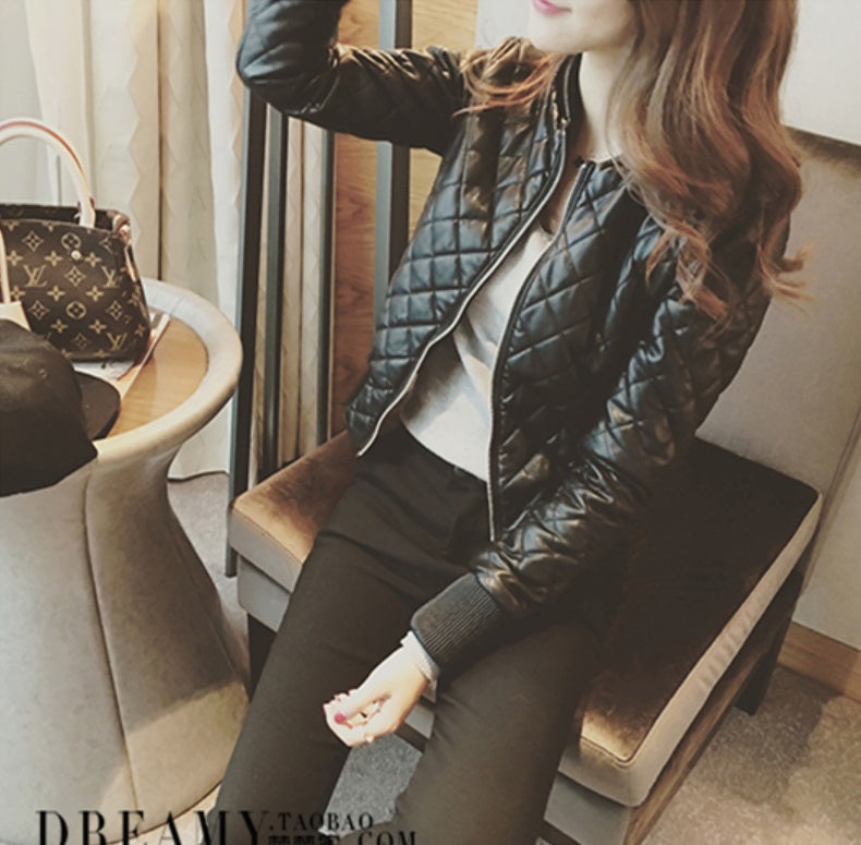 Plus Size Slim Short Jacket