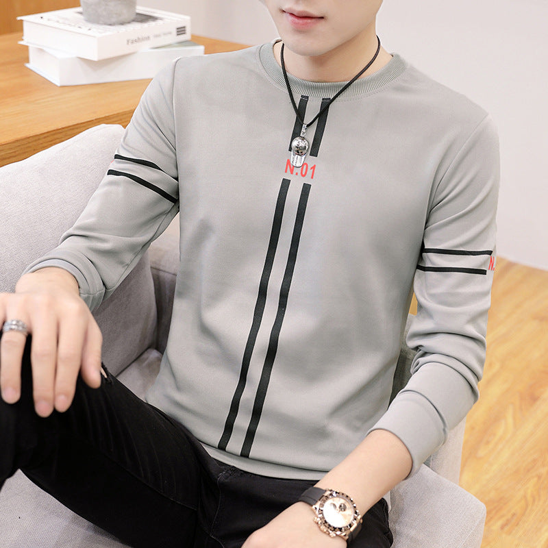 Men's Printed Long Sleeve Tee