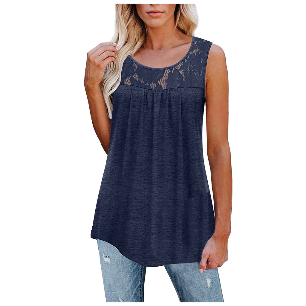 Plus Size Lace Tank Top
