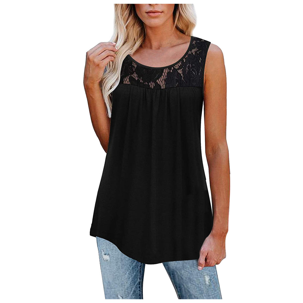 Plus Size Lace Tank Top
