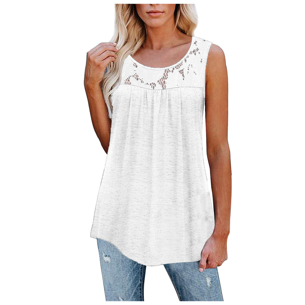 Plus Size Lace Tank Top