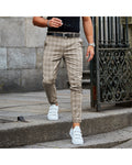 Men's Plaid Relaxed Trousers