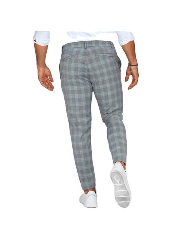 Men's Plaid Relaxed Trousers