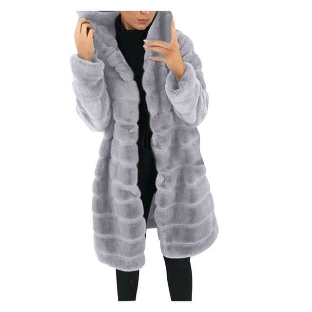 Long White Puffer Coat