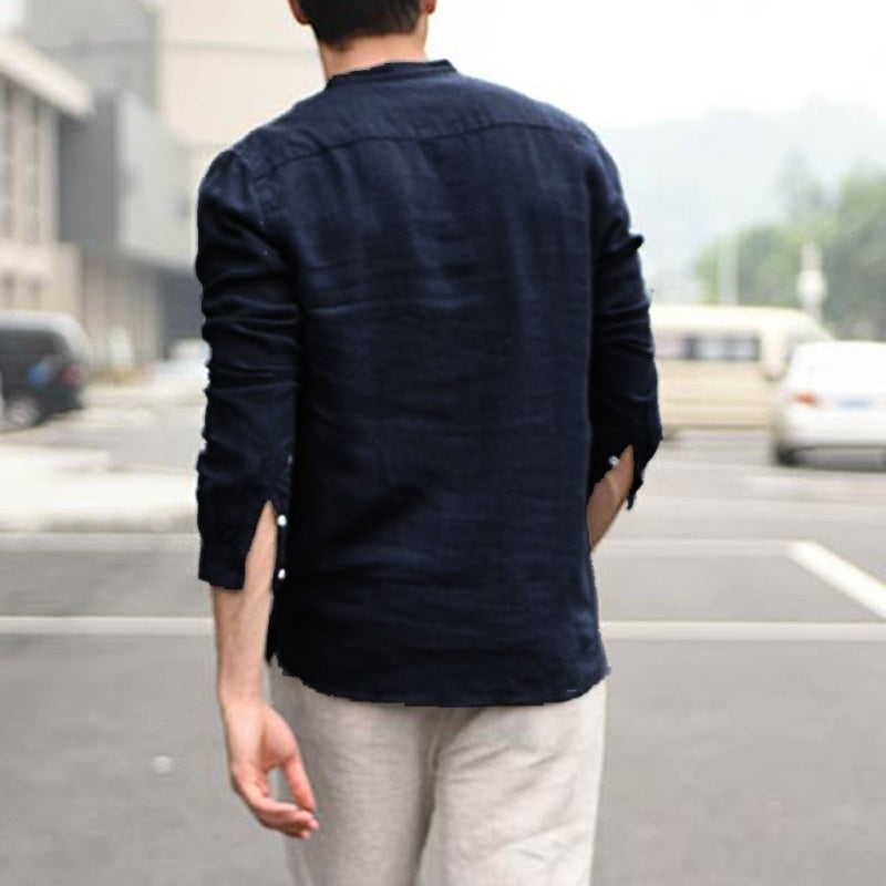 Men's Plaid Collar Shirt