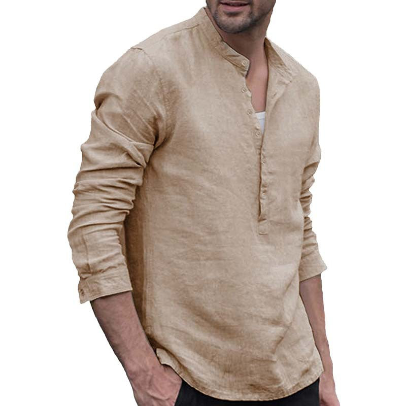 Men's Plaid Collar Shirt