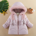 Girls' Hooded Padded Winter Coat