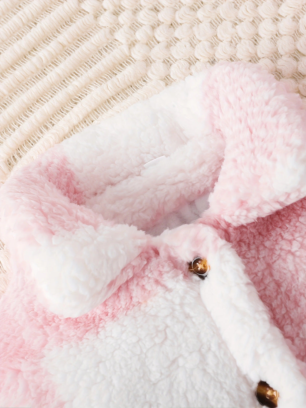 Girls' Plaid Fleece Jacket