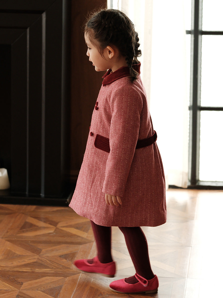 Girls' Wool Blend Coat
