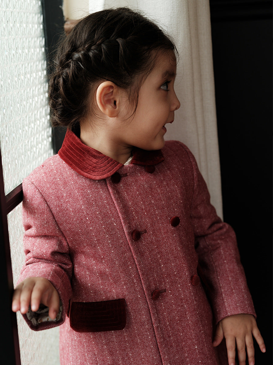 Girls' Wool Blend Coat