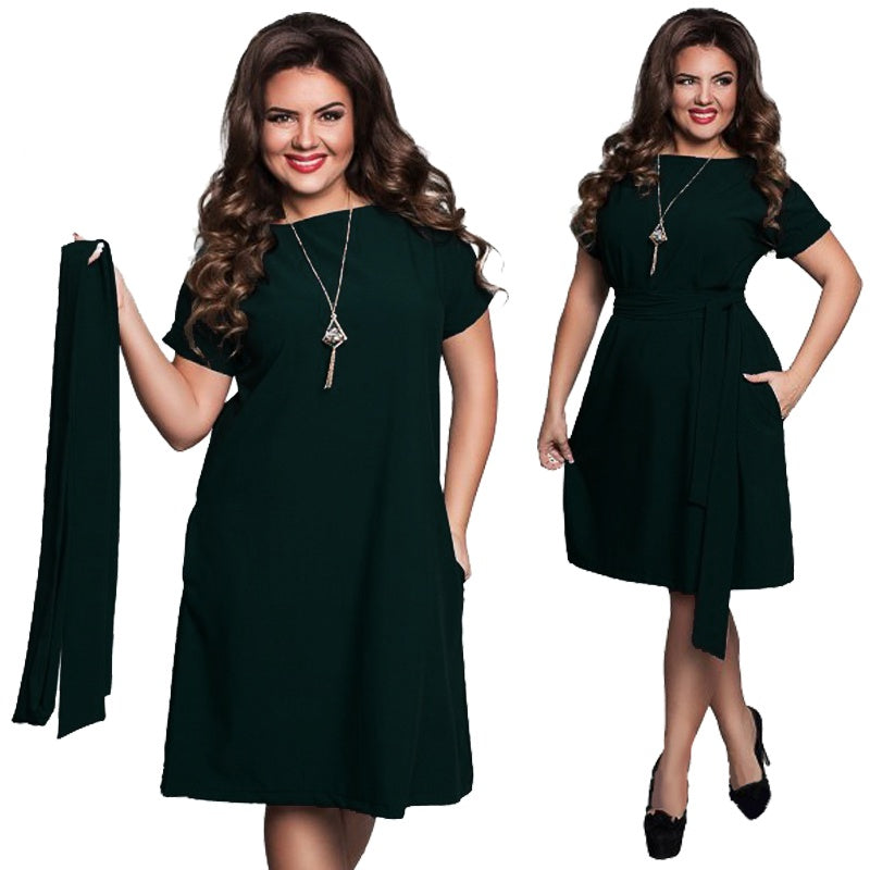 Plus Size Flowy Midi Dress