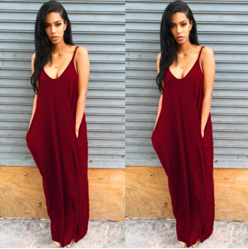 Plus Size Casual Maxi Dress