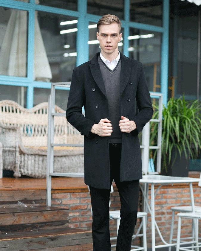 Men's Classic Wool Coat