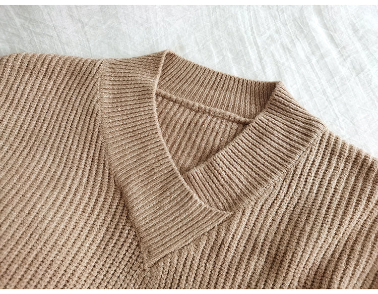 Oversized V-Neck Sweater