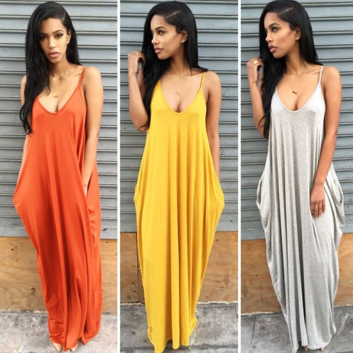 Plus Size Casual Maxi Dress