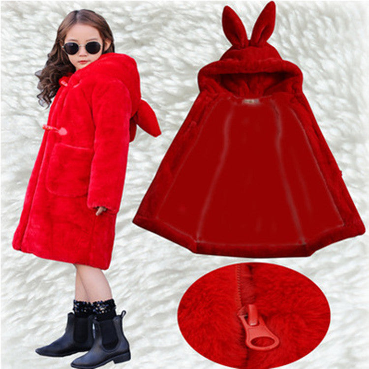 Kids' Faux Fur Coat