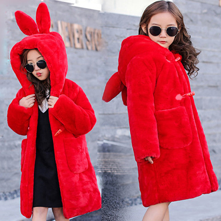 Kids' Faux Fur Coat