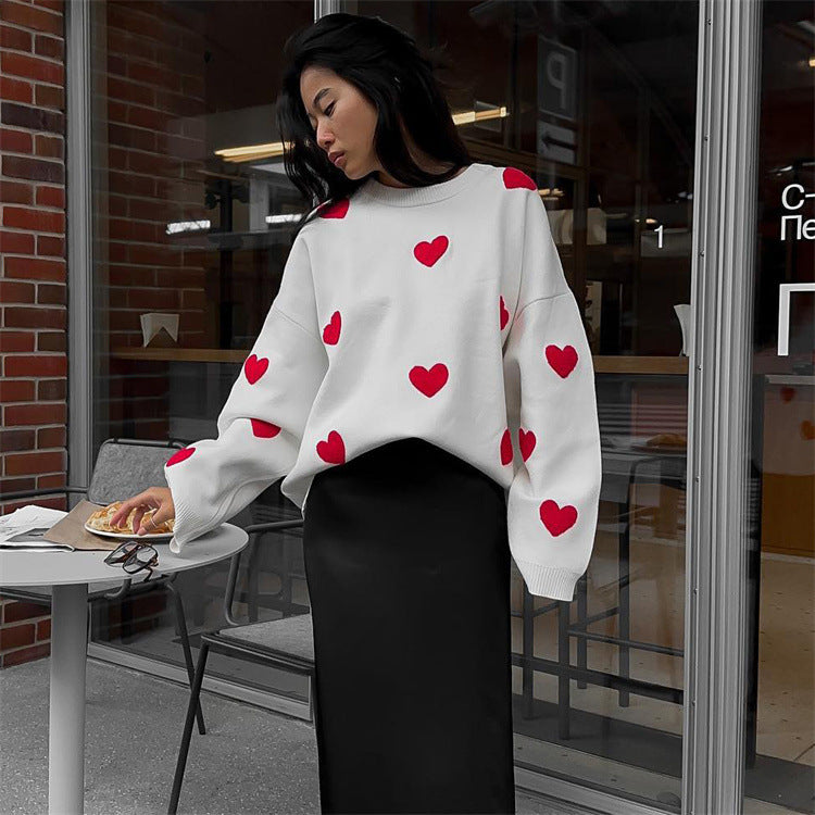 Heart Crewneck Sweater