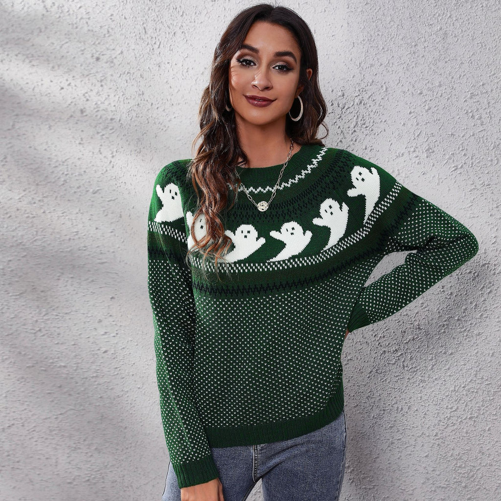 Ghost Polka Dot Sweater