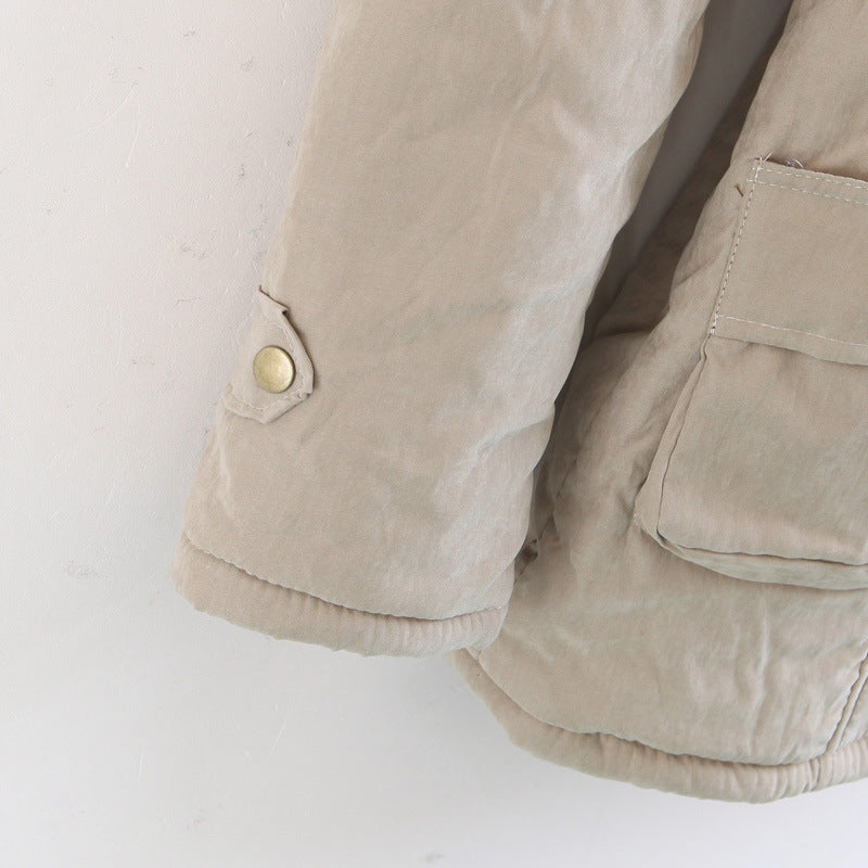 Plus Size Fur Hood Parka