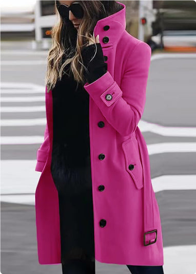 Slim Fit Wool Coat