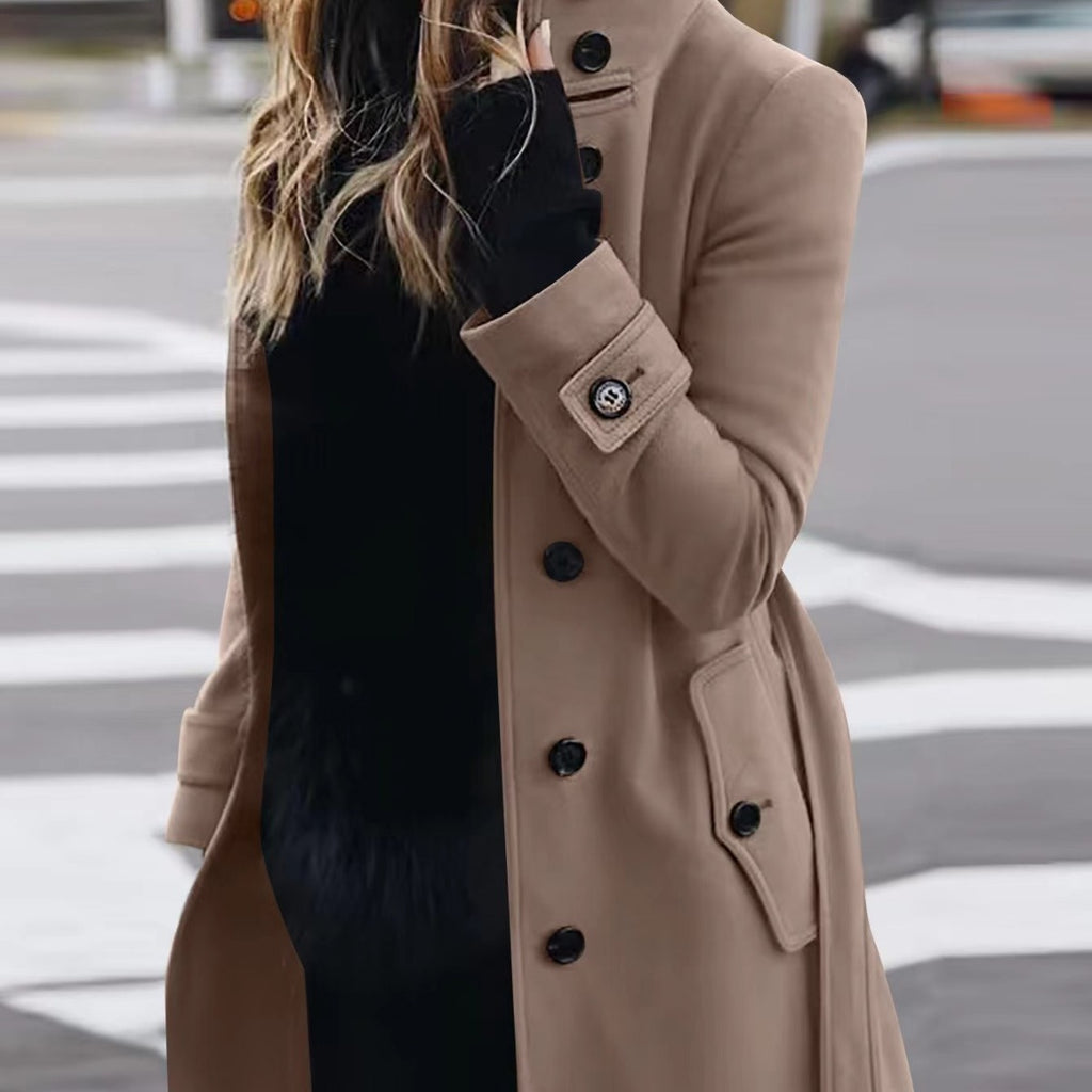 Slim Fit Wool Coat