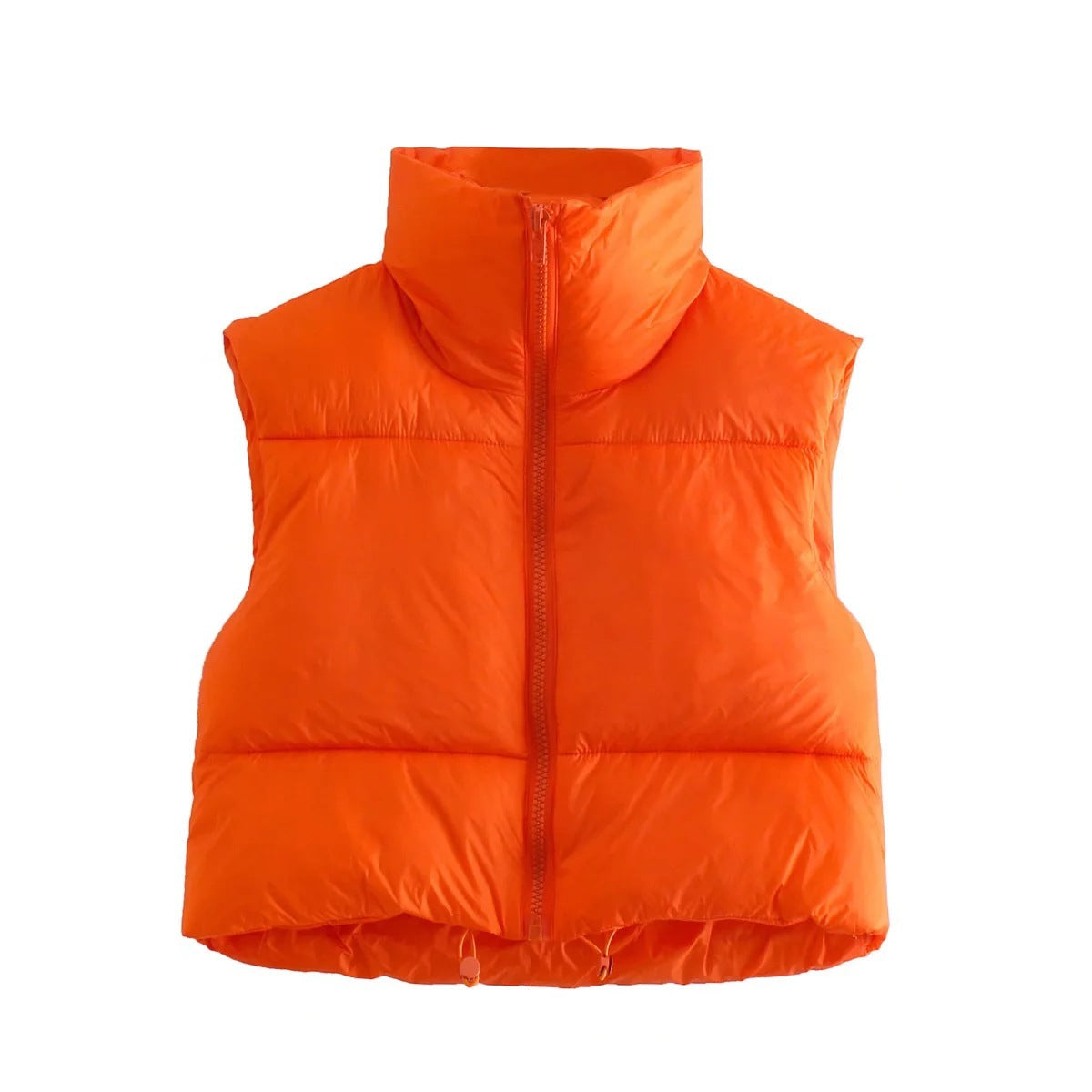 Cropped Puffer Vest